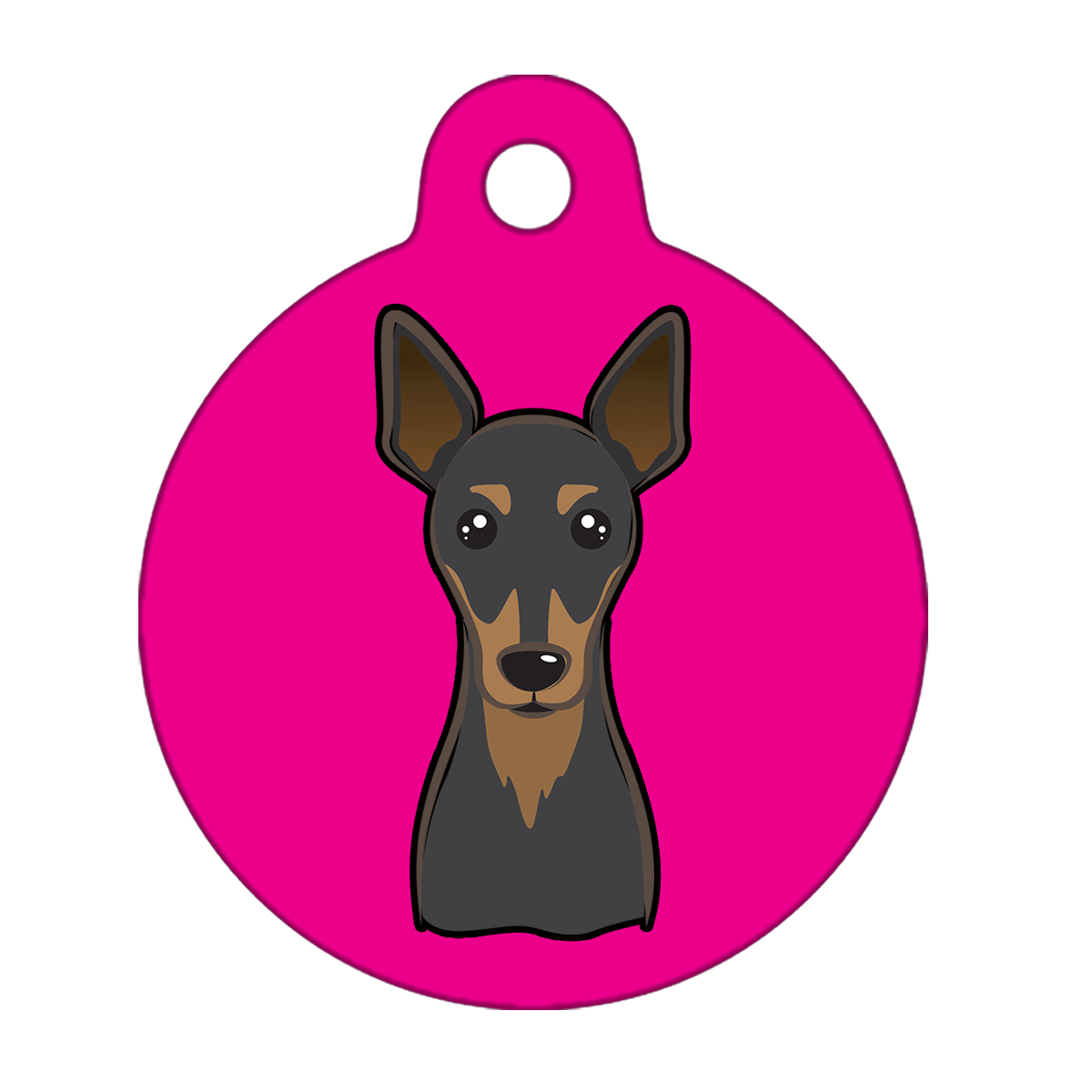 31mm Diameter Medium Size - Pinscher Dog