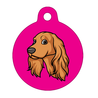 31mm Diameter Medium Size - Cocker Spaniel Design