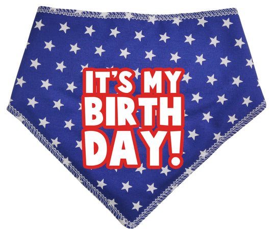 It's My Birthday Star Dog Bandana