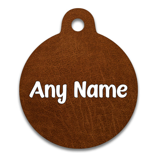 Leather - Pet ID Tag