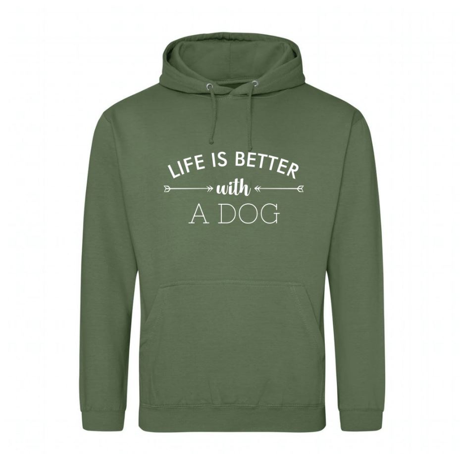 Life Is Better With a Dog  Hoodie