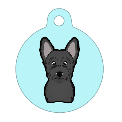 38mm Diameter Large Size - Scottish Terrier Dog