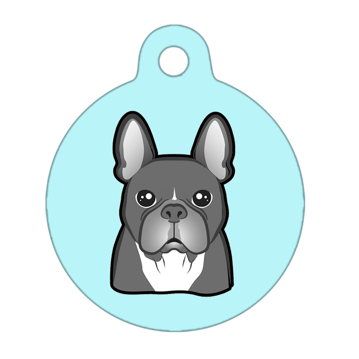 25mm Diameter Small Size - French Bulldog Design