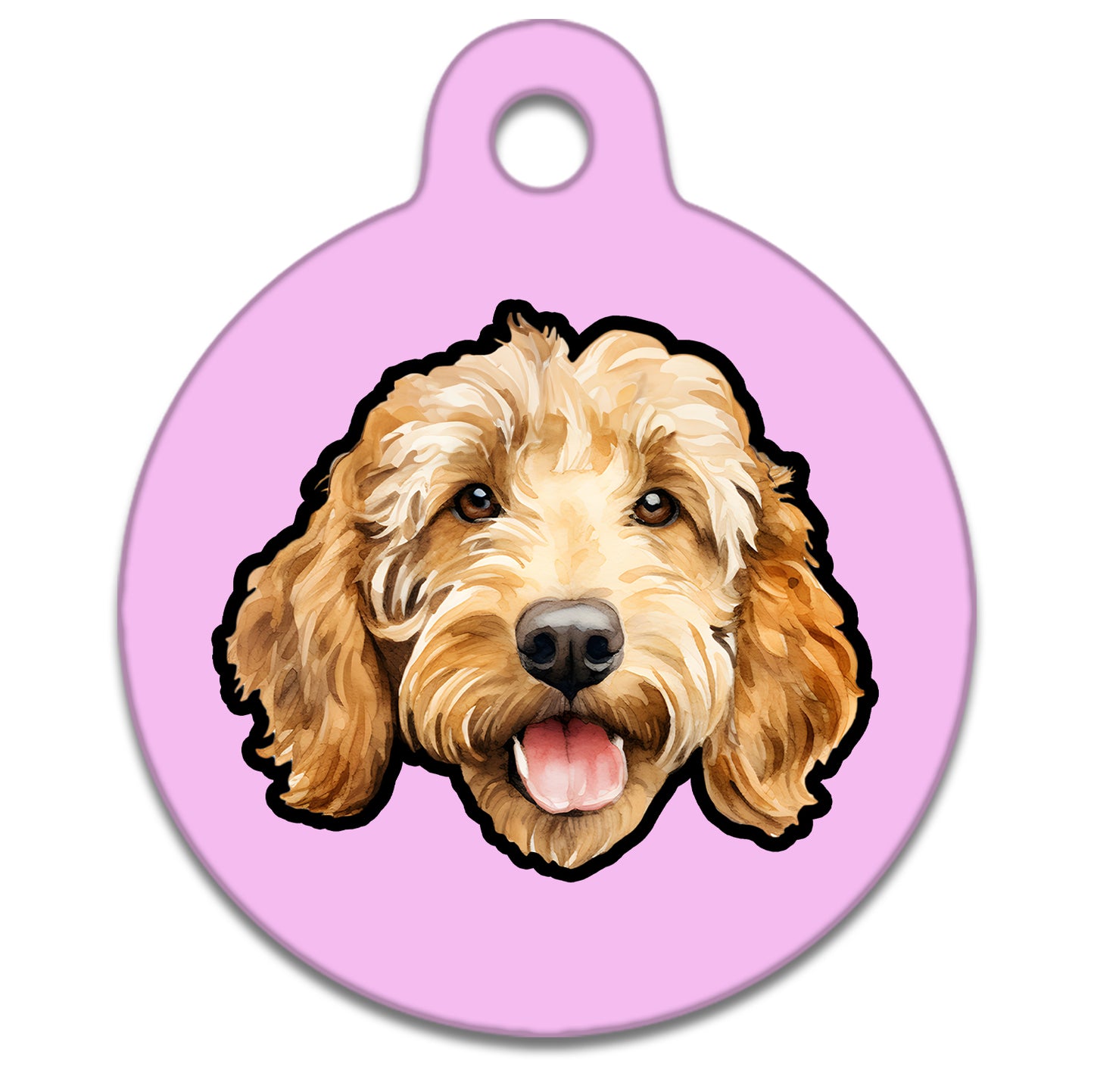 25mm Diameter Small Size - Doodle Dog