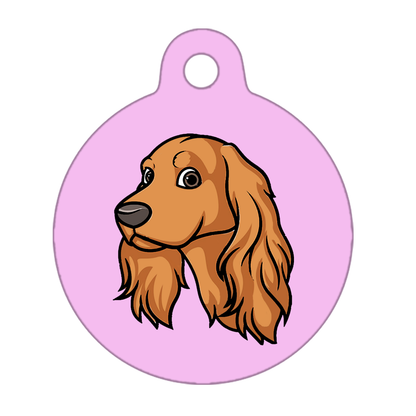 31mm Diameter Medium Size - Cocker Spaniel Design