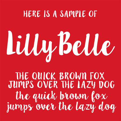 RED Any Wording Dog Bandana With Font Choices