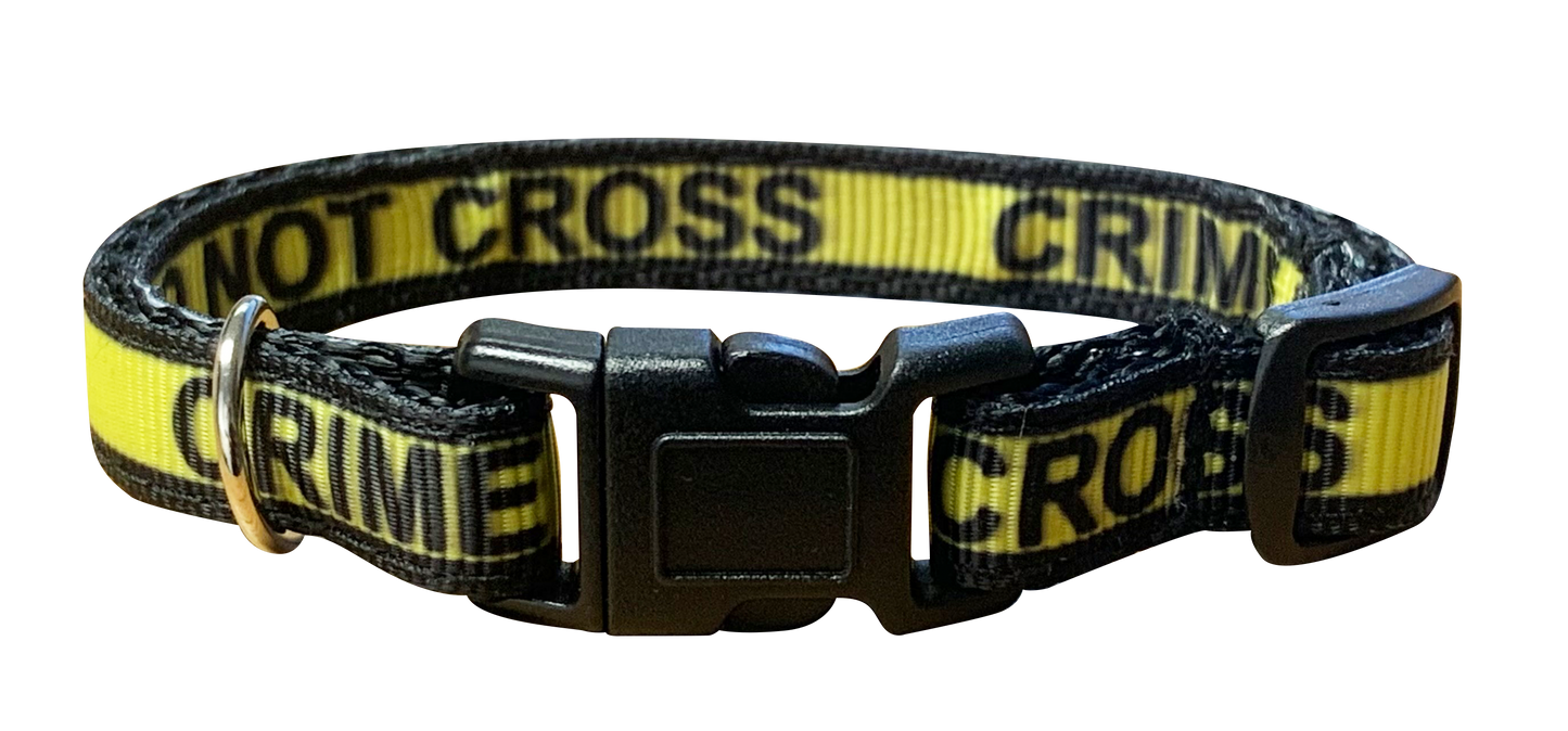 Crime Scene "Do NOT Cross" Cat Collar