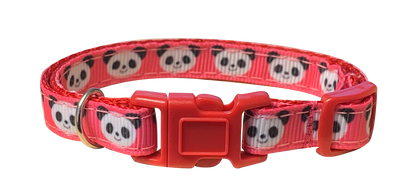 Pink Panda Cat Collar