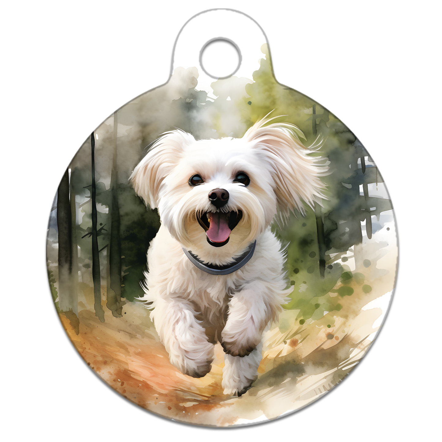 Woodland Running Dog Tag