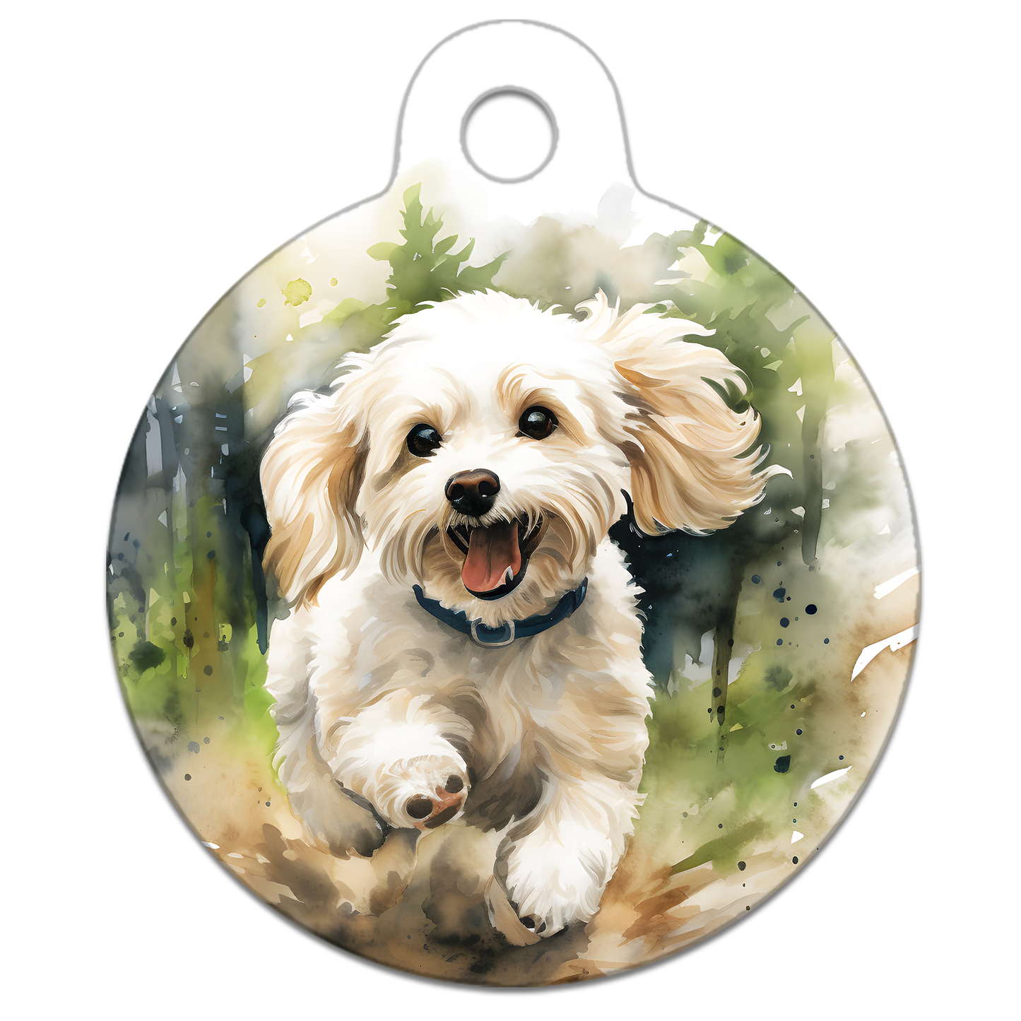 Woodland Running Dog Tag