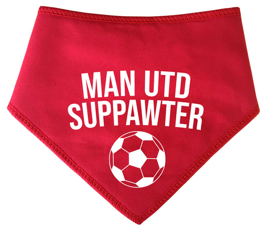 Manchester United Suppawter Football Dog Bandana
