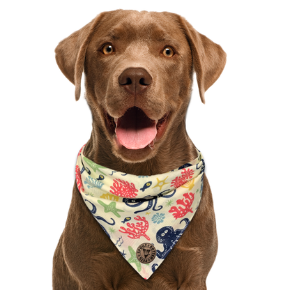 The Weymouth - Underwater Octopus Tied Dog Bandana