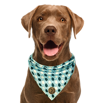 The Salisbury - Mice Blue Tied Dog Bandana