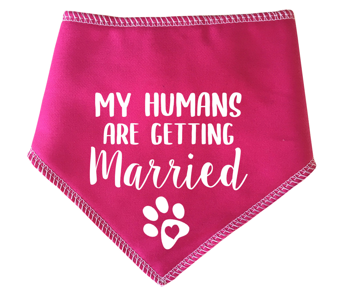 My Humans Are Getting Married Dog Bandana