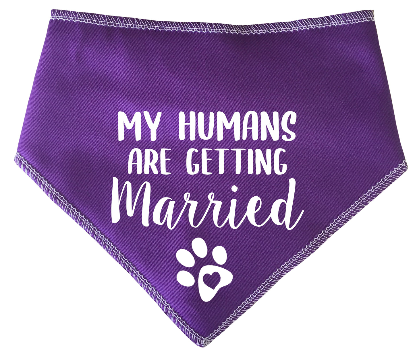 My Humans Are Getting Married Dog Bandana