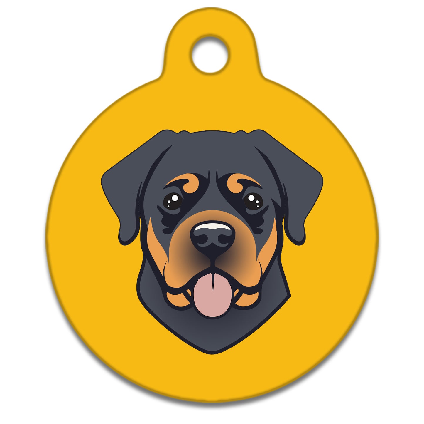 38mm Diameter Large Size - Rottweiler Dog