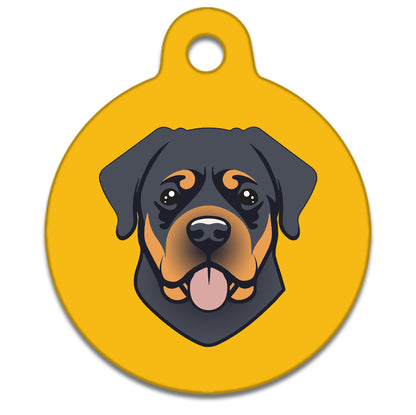 38mm Diameter Large Size - Rottweiler Dog