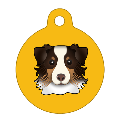 31mm Diameter Medium Size - Australian Shepherd Dog