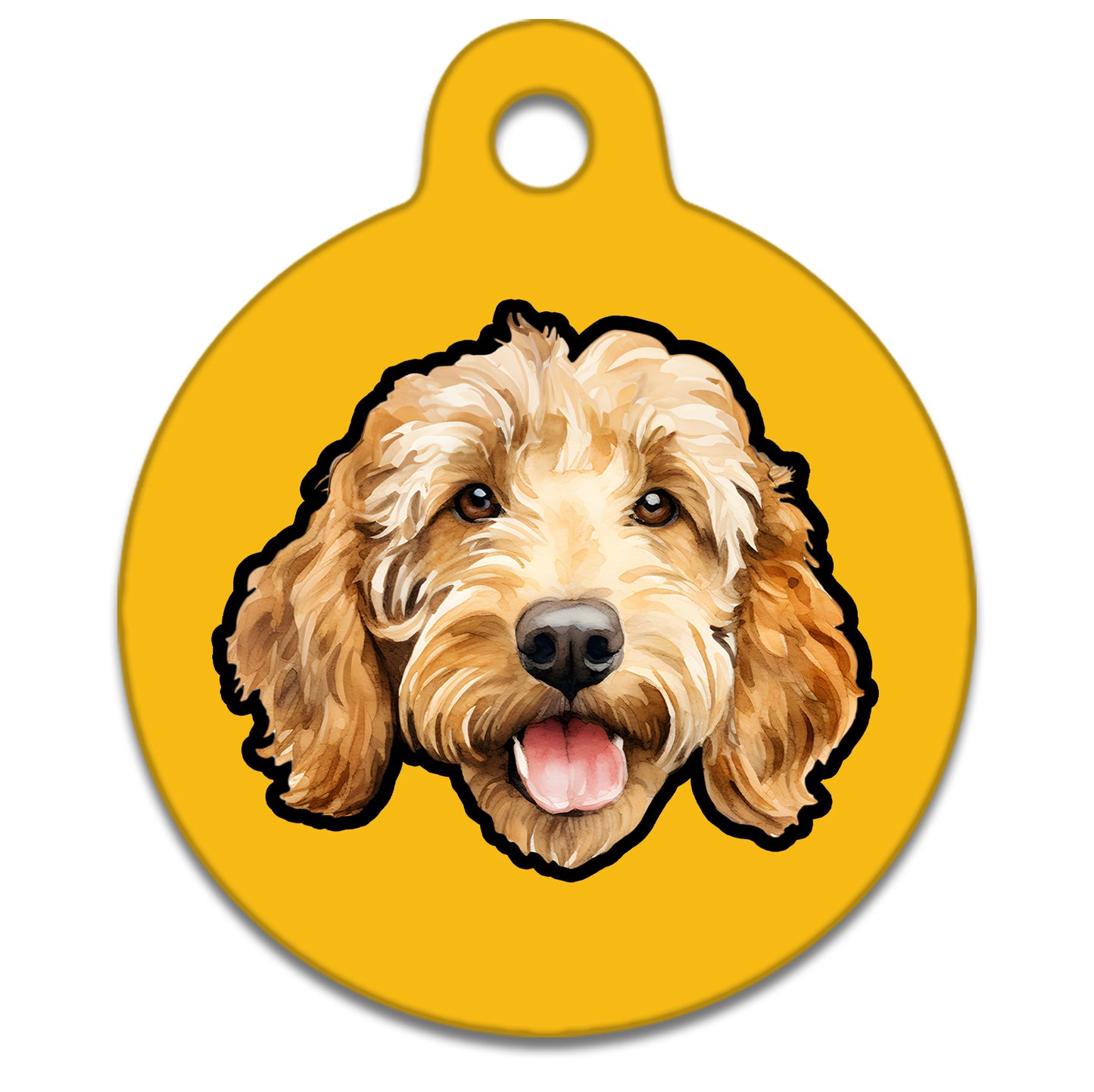 25mm Diameter Small Size - Doodle Dog