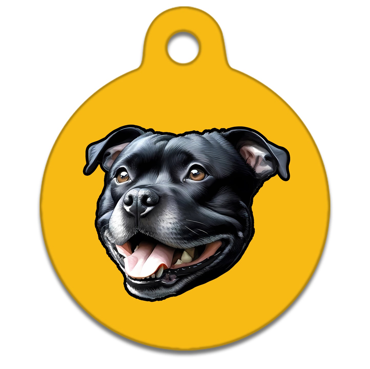 25mm Diameter Small Size - Staffie Dog