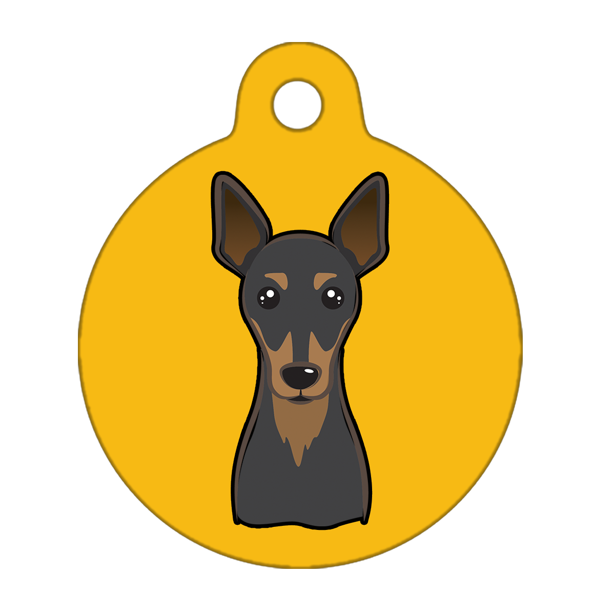 31mm Diameter Medium Size - Pinscher Dog