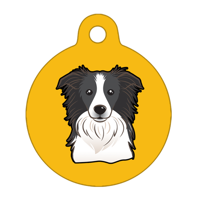 19mm Diameter Tiny Size - Border Collie Dog