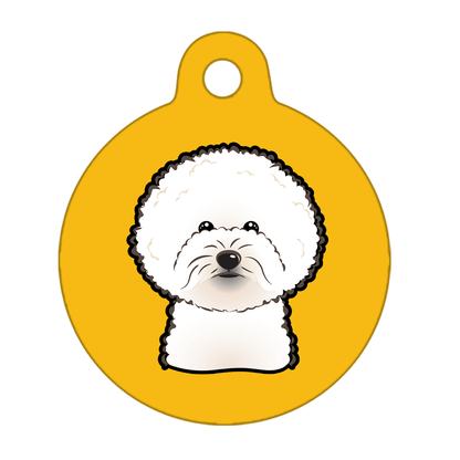38mm Diameter Large Size - Bichon Frise Dog