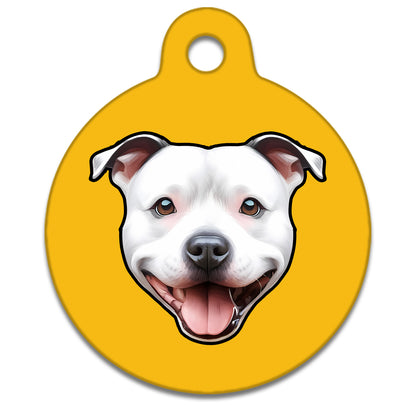 25mm Diameter Small Size - Staffie Dog