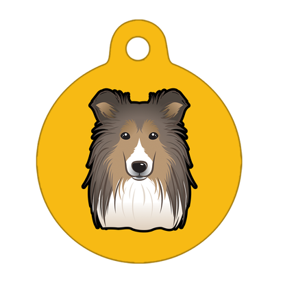 19mm Diameter Tiny Size - Shetland Dog