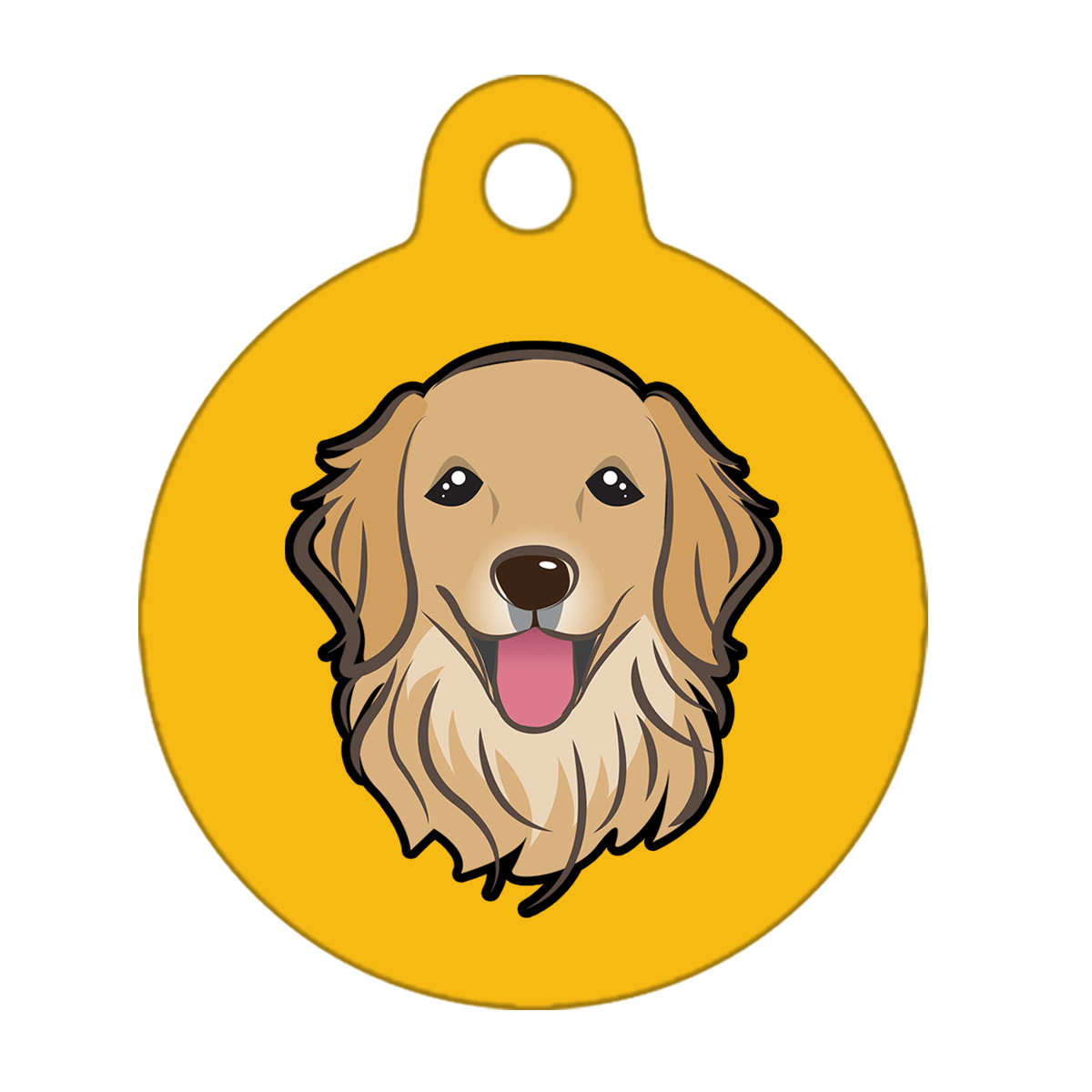 38mm Diameter Large Size - Golden Retriever