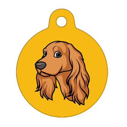 31mm Diameter Medium Size - Cocker Spaniel Design