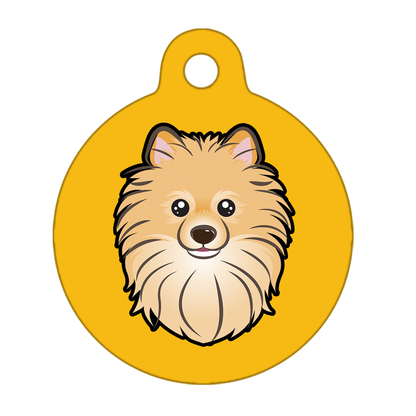 25mm Diameter Small Size - Pomeranian Dog