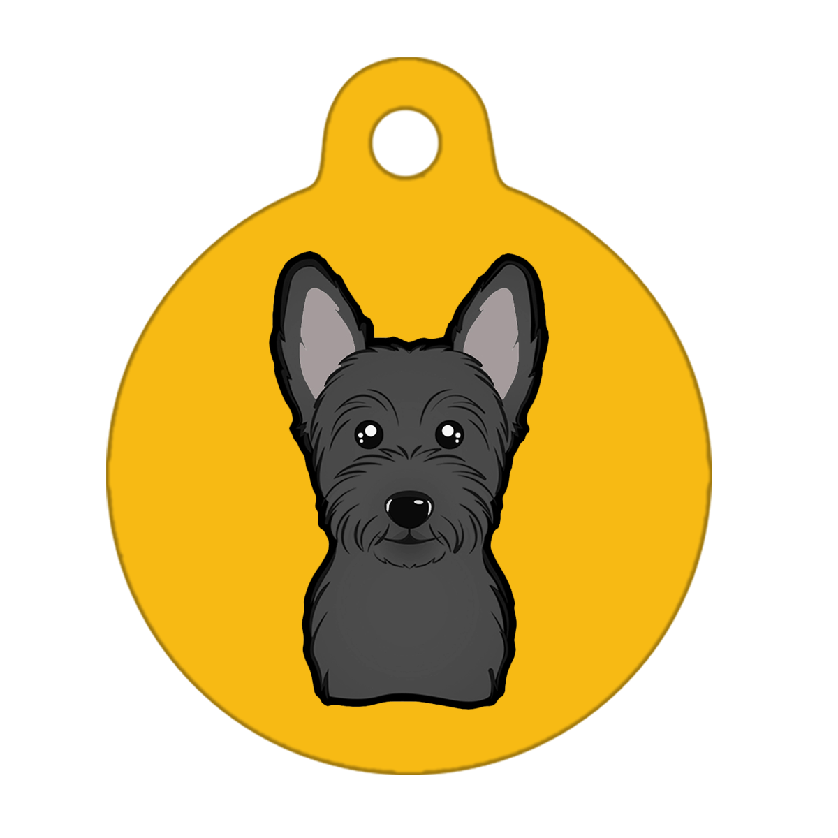 38mm Diameter Large Size - Scottish Terrier Dog