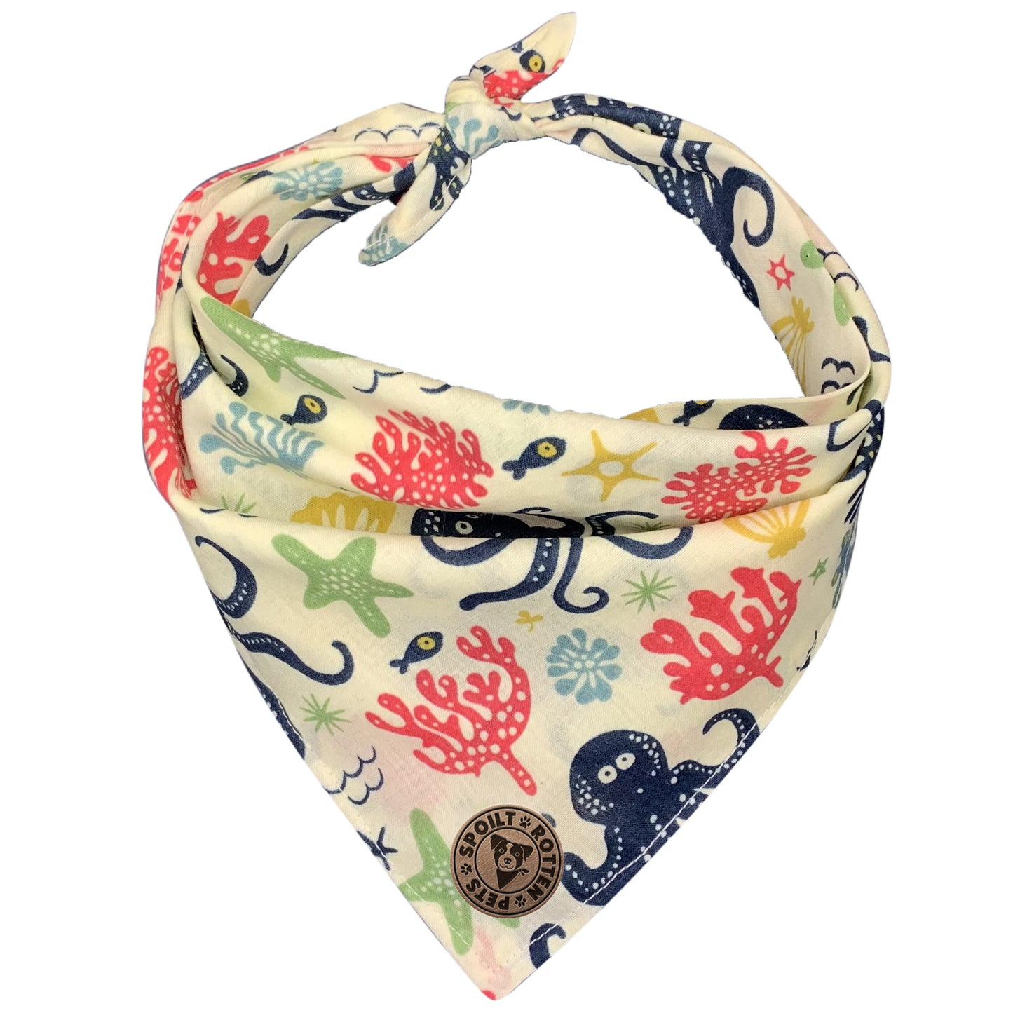 The Weymouth - Underwater Octopus Tied Dog Bandana