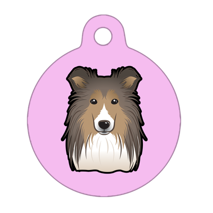 19mm Diameter Tiny Size - Shetland Dog