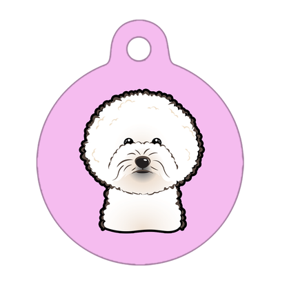38mm Diameter Large Size - Bichon Frise Dog