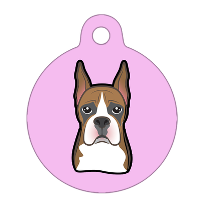 38mm Diameter Large Size - Boxer Dog