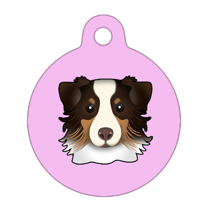 31mm Diameter Medium Size - Australian Shepherd Dog