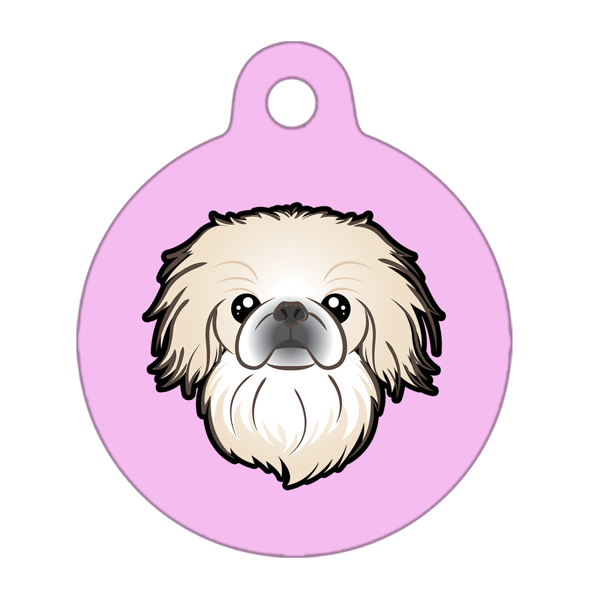 25mm Diameter Small Size - Pekingese Dog