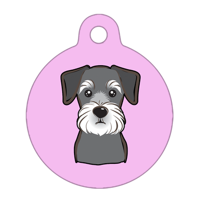 25mm Diameter Small Size - Schnauzer Dog