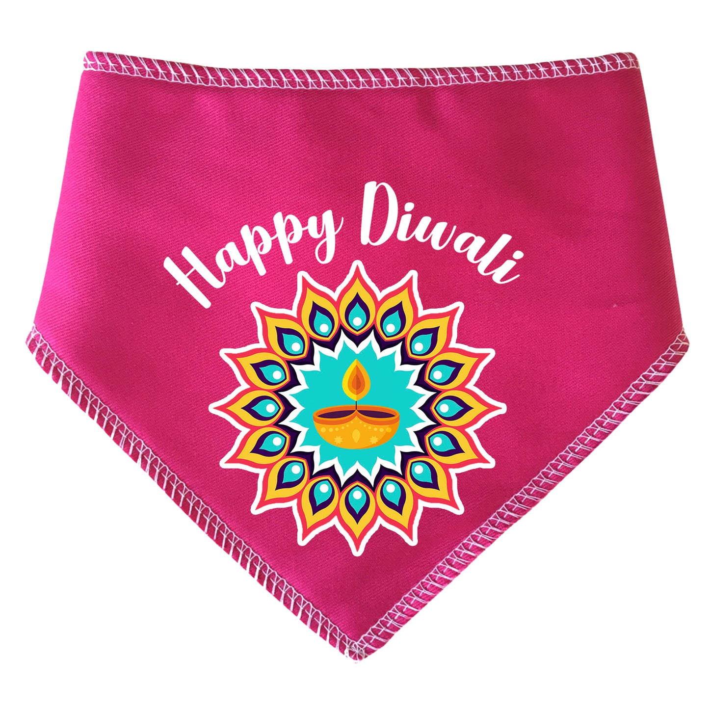 Mandala Diwali Dog Bandana