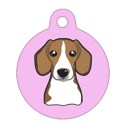 31mm Diameter Medium Size - Beagle Dog