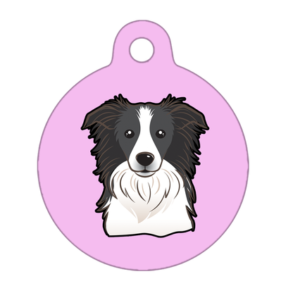 19mm Diameter Tiny Size - Border Collie Dog