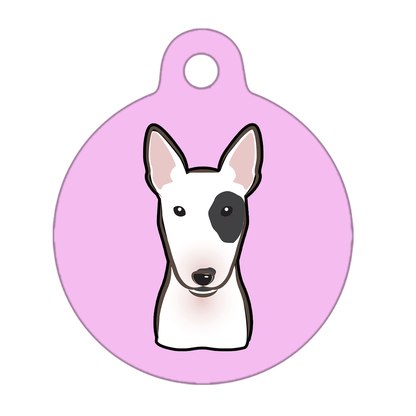 19mm Diameter Tiny Size - Bull Terrier Dog