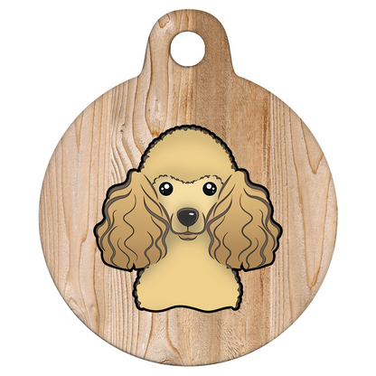 38mm Diameter Large Size - Poodle Design