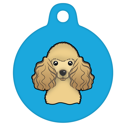 38mm Diameter Large Size - Poodle Design