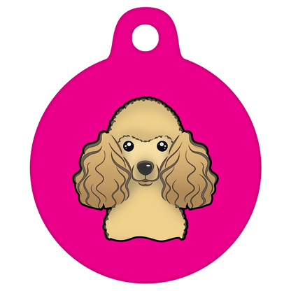 19mm Diameter Tiny Size - Poodle Design