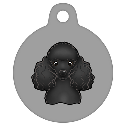 19mm Diameter Tiny Size - Poodle Design