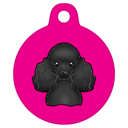 19mm Diameter Tiny Size - Poodle Design