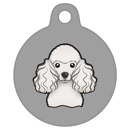 19mm Diameter Tiny Size - Poodle Design